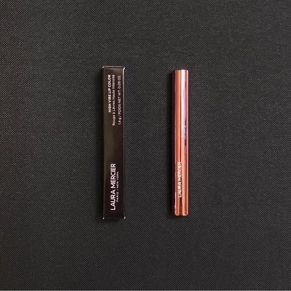 LAURA MERCIER Peek High Vibe Lip Color - Vivid Lipstick w/ Micropearl Shine - Picture 1 of 4